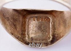 German navy 800 silver WWII Ring Torpedo mechanic 1941-42 Kriegsmarine WW2 Germa