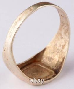 German navy 800 silver WWII Ring Torpedo mechanic 1941-42 Kriegsmarine WW2 Germa