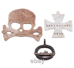 German navy WW2 Kriegsmarine Anchor Iron cross WW2 Marine WW1 badge U-boat Set