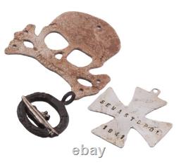 German navy WW2 Kriegsmarine Anchor Iron cross WW2 Marine WW1 badge U-boat Set