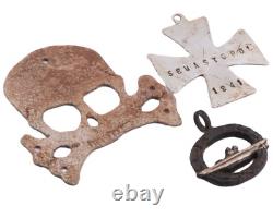 German navy WW2 Kriegsmarine Anchor Iron cross WW2 Marine WW1 badge U-boat Set