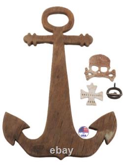 German navy WW2 Kriegsmarine Anchor Iron cross WW2 Marine WW1 badge U-boat Set