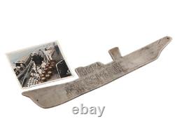 German navy art Kriegsmarine 1941-42 Boat Marine Wehrmacht Germany handmade alum