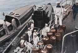 German navy art Kriegsmarine 1941-42 Boat Marine Wehrmacht Germany handmade alum