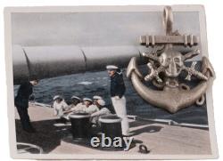German navy pendant 800 silver WW2 Kriegsmarine WWII Anchor WW1 Skull swords WWI