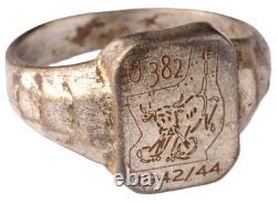 German ring naval submarine U382 Bull 1942-44 U-boat WW2 U-Boot Kriegsmarine art German ring naval submarine U382 Bull 1942-44 U-boat WW2 U-Boot Kriegsmarine art