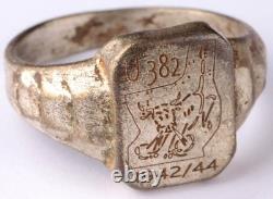 German ring naval submarine U382 Bull 1942-44 U-boat WW2 U-Boot Kriegsmarine art
