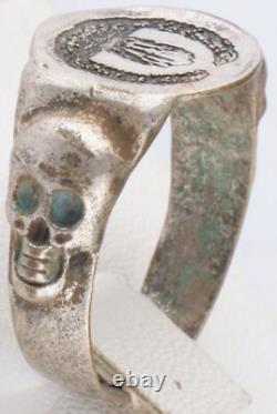 German set WW2 Kriegsmarine Anchor Iron cross WWII Ring Pendant Badge Navy Marin