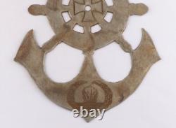 German set WW2 Kriegsmarine Anchor Iron cross WWII Ring Pendant Badge Navy Marin