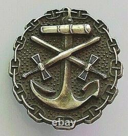 Germany Ww2 Kriegsmarine Badge Anchor German Navy Fleet With Swords Medal Order