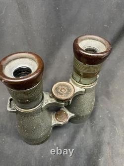 Imperial German Army 1908 Pat Kriegsmarine K Marked Field Glasses / Binoculars