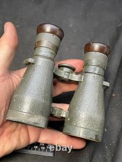 Imperial German Army 1908 Pat Kriegsmarine K Marked Field Glasses / Binoculars