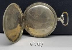 J0018 WW2 German Kriegs Marine Pocket Watch, Cal 19-9CH, Size 40mm, Needs Work