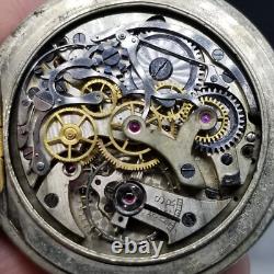 J0018 WW2 German Kriegs Marine Pocket Watch, Cal 19-9CH, Size 40mm, Needs Work