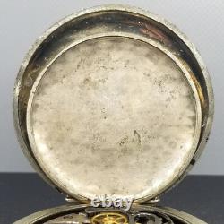 J0018 WW2 German Kriegs Marine Pocket Watch, Cal 19-9CH, Size 40mm, Needs Work