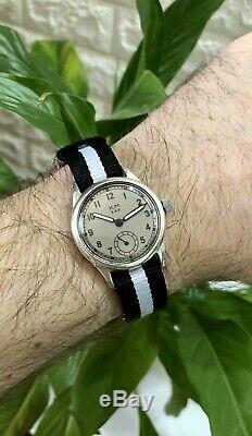 KM Kriegsmarine Alpina 592 Rare Military German Wrist Watch World War II Times