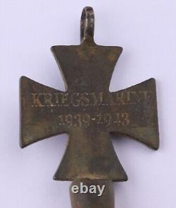 Kriegsmarine 1939-1943 German WW2 Iron Cross WWII Kríti Pendant Mans Military