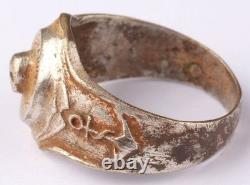 Kriegsmarine 1941-42 Skull WW2 German ring WWII Torpedo Boat Set Germany Army 2p
