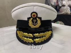 Kriegsmarine Admiral Cap German Naval Officer Dress Hat Replica All Sizes