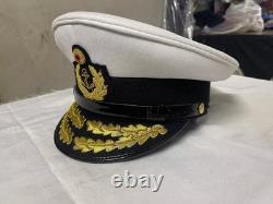 Kriegsmarine Admiral Cap German Naval Officer Dress Hat Replica All Sizes