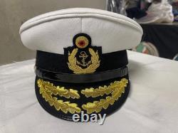Kriegsmarine Admiral Cap German Naval Officer Dress Hat Replica All Sizes