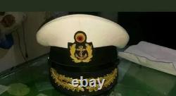 Kriegsmarine Admiral Cap German Naval Officer Dress Hat Replica All Sizes