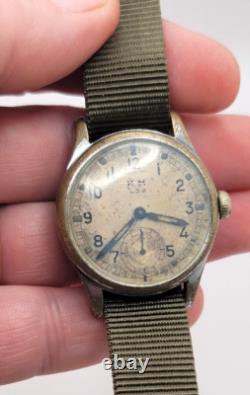 Kriegsmarine Alpina KM 592 German Marine Military Watch WW2 AS IS