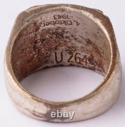 Kriegsmarine Navy U264 4. Oktober 1943 U-boat WW2 German ring naval submarine U-B