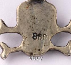 Kriegsmarine U46 U-boat WW2 German ring submarine 800 Silver Pendant U-Boot Navy