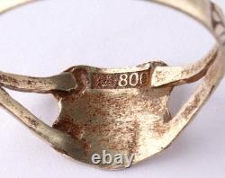 Kriegsmarine U46 U-boat WW2 German ring submarine 800 Silver Pendant U-Boot Navy