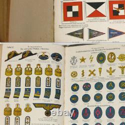 Kriegsmarine WW2 Pocketbook 1944 German Navy Wehrmacht Calendar Color Plates
