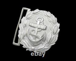 Kriegsmarine administration brocade belt buckle KM NAVY WWII Uniform