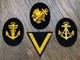 Lot Of 4 WW2 German Navy Kriegsmarine Uniform Sleeve Career & Rank Patches