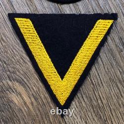 Lot Of 4 WW2 German Navy Kriegsmarine Uniform Sleeve Career & Rank Patches