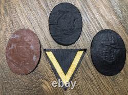 Lot Of 4 WW2 German Navy Kriegsmarine Uniform Sleeve Career & Rank Patches
