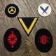 Lot Of 5 WW2 German Navy Kriegsmarine Uniform Sleeve Specialist & Rank Patches