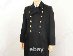 Mens German Kriegsmarine Officer Wool Overcoat-Great Coat Jacket