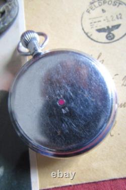Military stopwatch German used II Second World War by Kriegsmarine and works