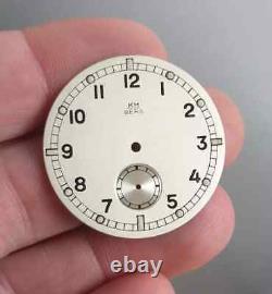 NOS Berg Kriegsmarine WWII German Military Navy Watch Dial for Cal. PUW 500