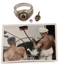 Navy Skull Marine Anchor Army WW2 German ring WWII Pendant force Kriegsmarine