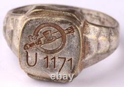 Navy U1171 Torpedo U-boat WW2 German ring naval submarine U-Boot Kriegsmarine WW