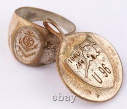 Navy mechanic U-boat WW2 German ring naval submarine U-Boot Kriegsmarine WWII