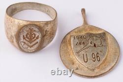 Navy mechanic U-boat WW2 German ring naval submarine U-Boot Kriegsmarine WWII