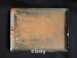 OLD GERMAN KRIEGSMARINE U-BOAT U-71 Otto Baumgärtner ENAMELED GRAVE PLATE 1945