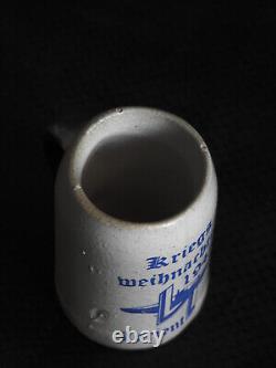 OLD WW2 German KRIEGSMARINE 2 U-Boat Flotilla 1942 LORIENT SMALL BEER MUG STEIN