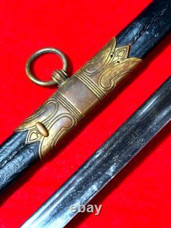 ORIGINAL GERMAN WW2 NAVY KRIEGSMARINE OFFICERS SWORD withScabbard Horster Solingen