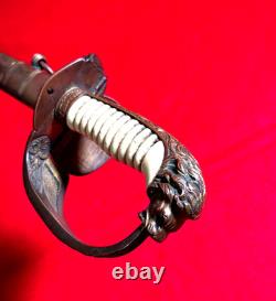 ORIGINAL GERMAN WW2 NAVY KRIEGSMARINE OFFICERS SWORD withScabbard Horster Solingen