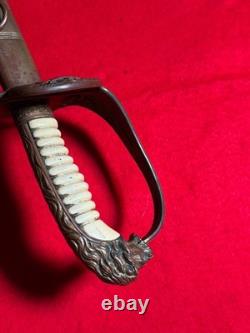 ORIGINAL GERMAN WW2 NAVY KRIEGSMARINE OFFICERS SWORD withScabbard Horster Solingen