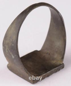 Orig. Ww 2 German Kriegsmarine U-1051 Dolphin Over 7 Conning Tower Emblem Ring