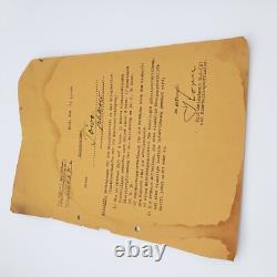 Original 1936 German Kriegsmarine WWII recruitment letter Kiel naval document
